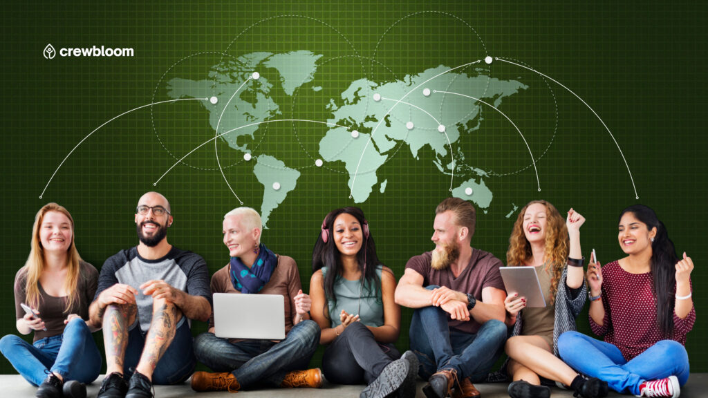 Remote offshore staff around the world
